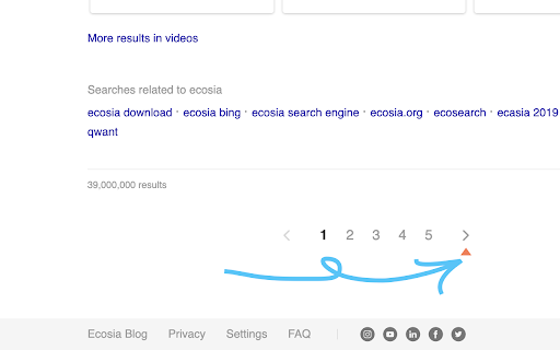 Ecosia Search Shortcut