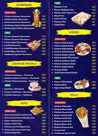 Toothsome Foods menu 1