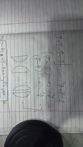 A equiconvex lens has a focal length f and power P. It is cut into two sy..