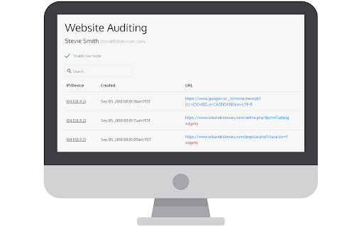 Chrome Auditing for Education