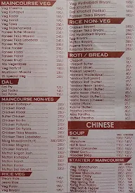 Ratnagiri Express menu 2