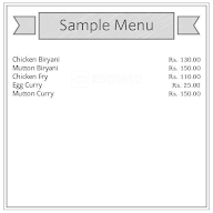 V.N Curries Point menu 1