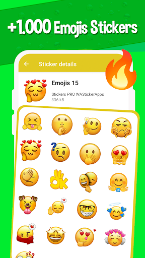 Screenshot Stickers Emojis WAStickerApps