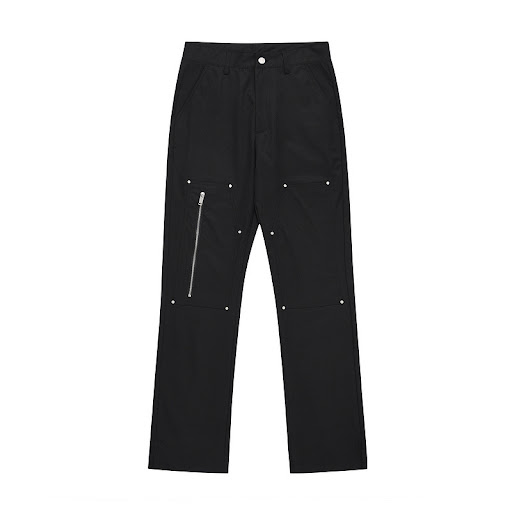 Title 8, Mens wide leg loose fit pants, simple trendy d...