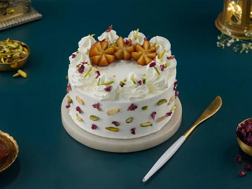 Gulab Jamun Vanilla Eggless Cake- Chef's Special