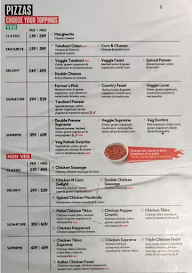 Pizza Hut menu 1