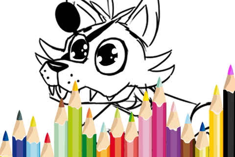 Android application Foxy Coloring FNAF Paint screenshort