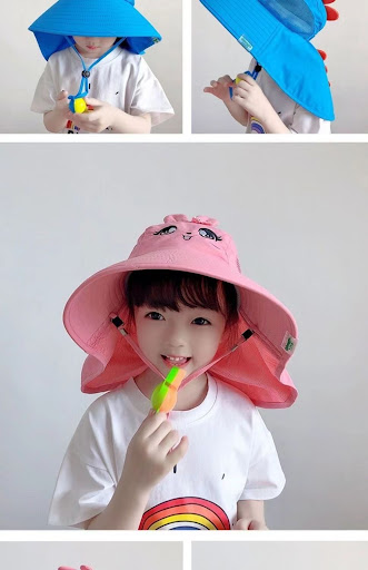 Title 4, Thin Breathable Big Brim Sun Hat with Whistle. ...