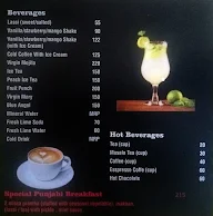 Soothing Spices Restaurant menu 1