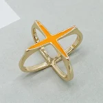 Orange plane X shape