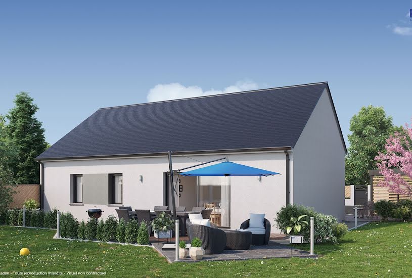  Vente Terrain + Maison - Terrain : 608m² - Maison : 82m² à Tauxigny (37310) 