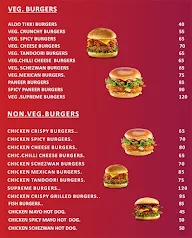 The Burger Hub menu 2