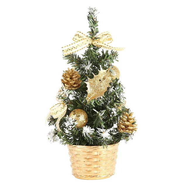 Title 5, Mini Albero di Natale Artificiale Decorazioni R...