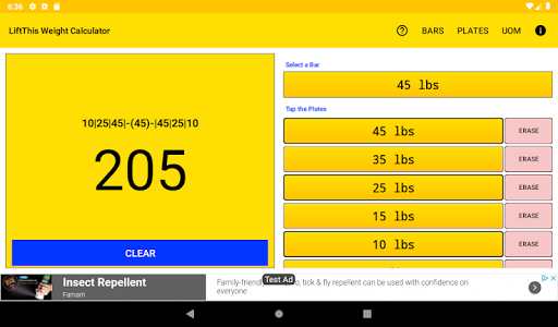 LiftThis Barbell Weight Calculator
