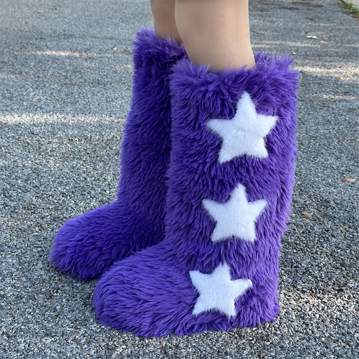 Title 25, European and American flat heel high-top warm w...