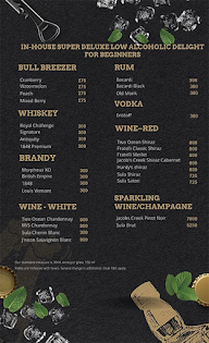 Big Bull Lounge menu 4