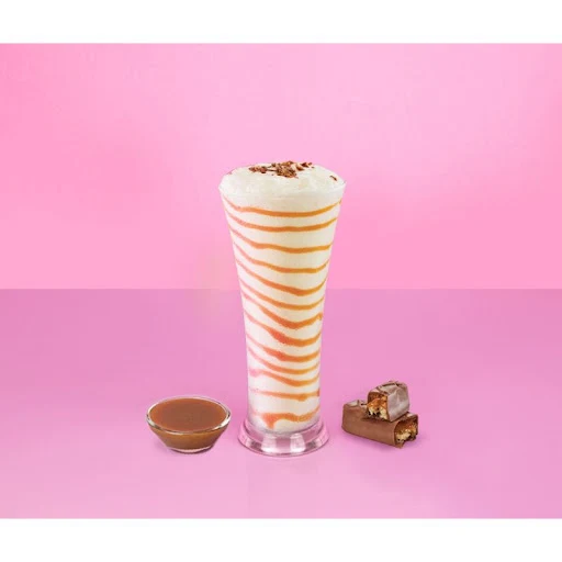Snickers Milkshake With Snickers Ice Cream