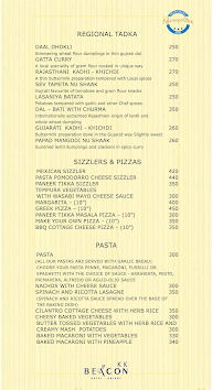 K K Beacon menu 8