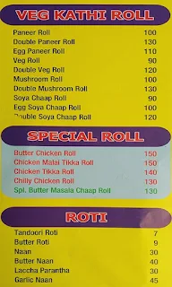 Kababs N Roll menu 1