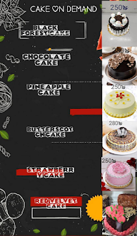 Cake On Demand menu 1