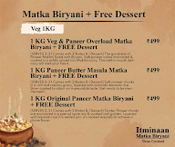 Itminaan Matka Biryani - Slow Cooked menu 4