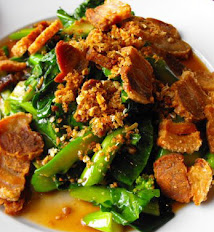 Chinese Broccoli with crispy pork