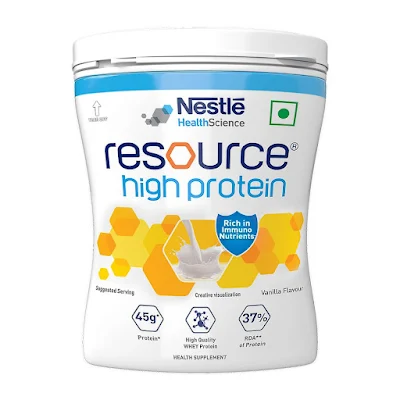 Nestle Resource High Protein Vanilla Flavoured Powder - 400 gm