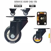 Bánh Xe Đẩy Hàng 50Mm; 40Mm Chịu Tải 150Kg, Gắn Cho Xe Kéo, Xe Đây Hàng