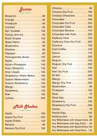 Platinum Snacks Bar menu 2