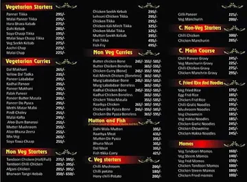 Moolchand Chur Chur Naan & Paratha Since 1979 menu 