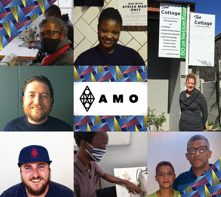 Meet the Africa Made Only Team: From left, Naomi Gross, Caroline Magada, Ryan Amory, Joanne Pieterson, Patrick Pearson, Benjamin Cifundo, Magda Maree and Grant Maree.