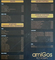 Amigos Kitchen menu 1