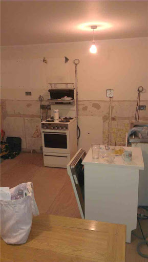 Decorated kitchen.