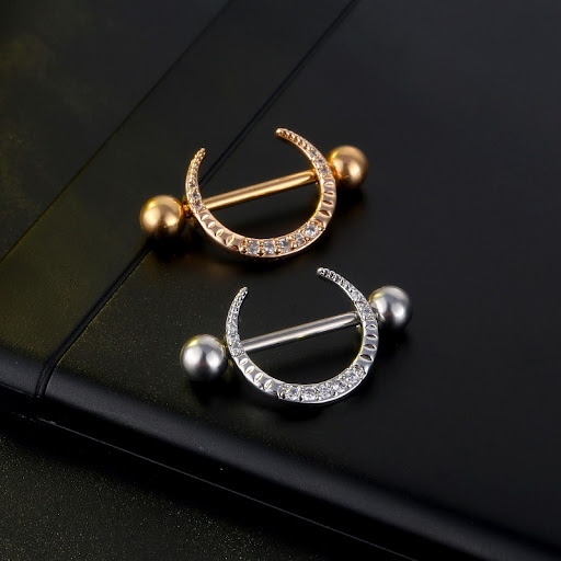 Title 5, Ring Fashion Piercing Jewelry Nipple Studs, sty...
