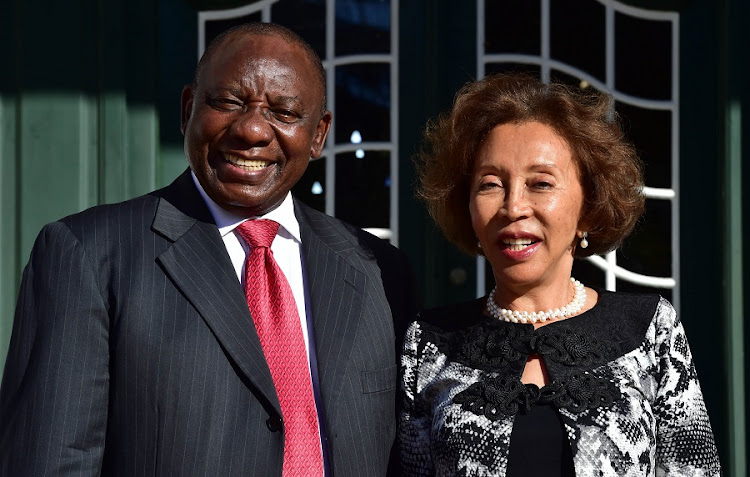 President Cyril Ramaphosa and first lady Tshepo Motsepe. Picture: ELMOND JIYANE