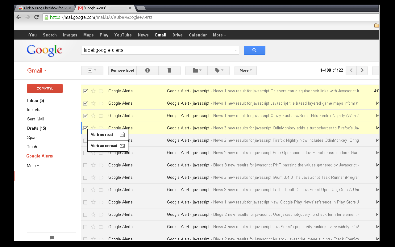 Smooth Checkbox for Gmail™ Preview image 4