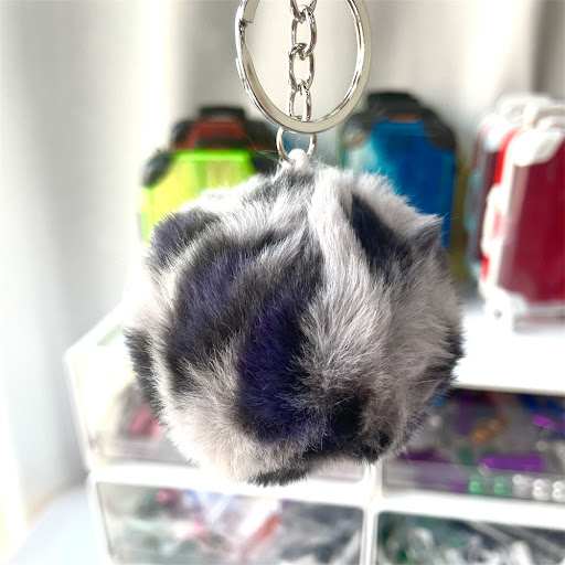 Title 11, Handstring Wool Ball Bracelet Bag Key Chain Sui...