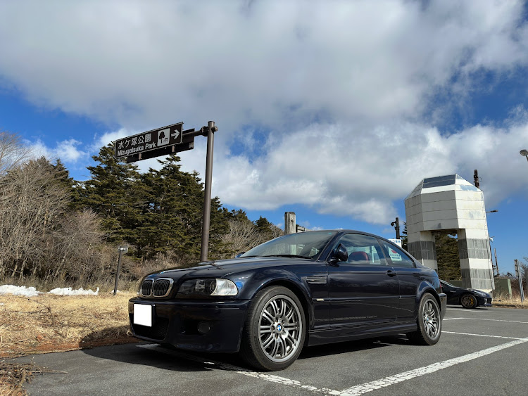 M3 クーペの雪・E46・富士山とコラボ・山歩きに関するカスタム事例の投稿画像1枚目