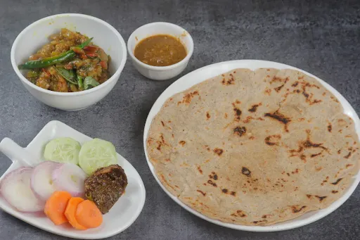 Bajra Roti With Baingan Bharta Combo