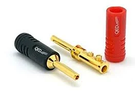 SCREWLOC ABS 4MM PLUG (25 RED 25 BLACK)