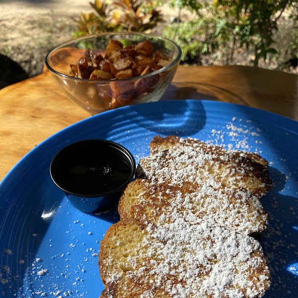 GF french toast and potatoes