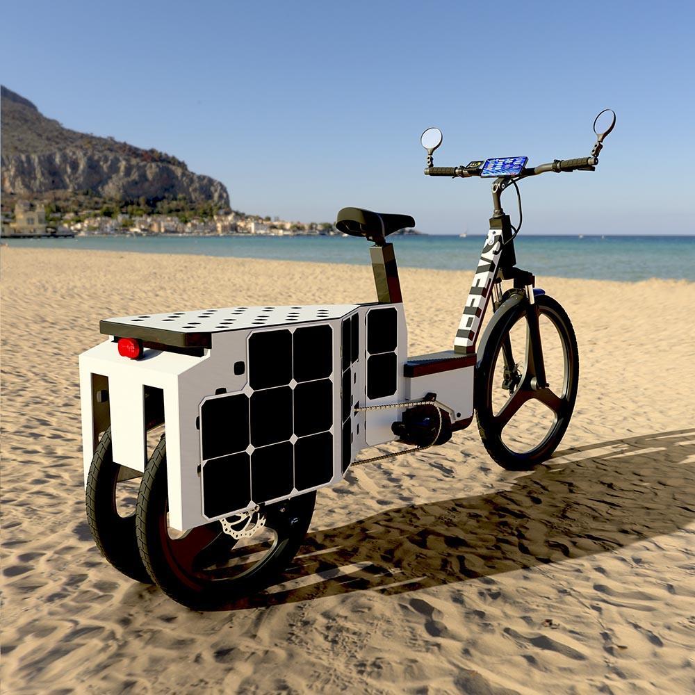 Ideas for solar energy in transportation: FEVS e-bike