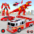 Fire Truck Robot Car Game icon