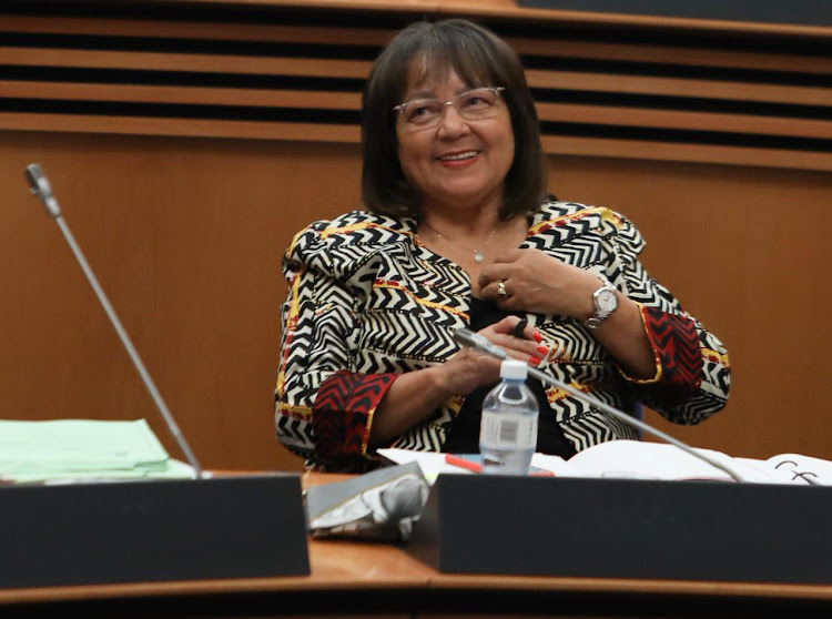 Then-mayor Patricia de Lille at her last meeting of the City of Cape Town council in October 2018.