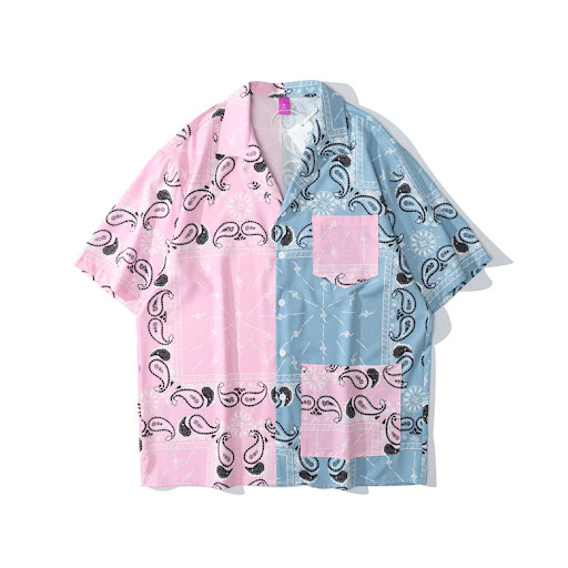 Title 2, New Style Short-Sleeved Shirt Ethnic Style Cash...