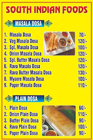 Madras Cafe menu 1