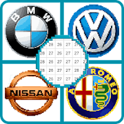 Cars Logo Color by Number Sandbox - Car Pixelart  Icon