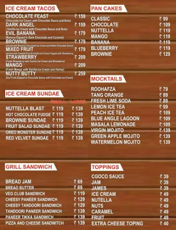 Pizza Burger Factory menu 