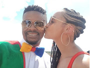 Kagiso Modupe and Liza are proud parents.