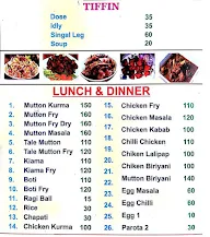 Gowda's Biriyani Corner menu 1